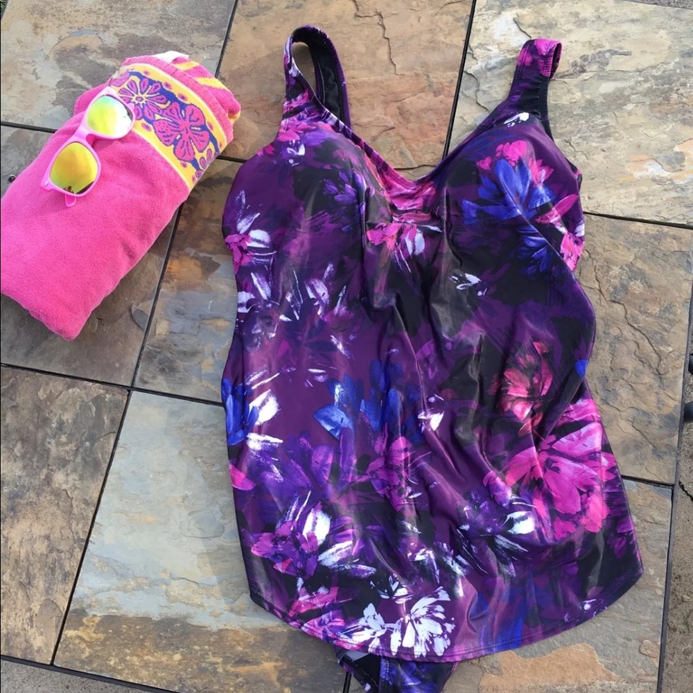 Beach Belle Sarong Style Front Suit